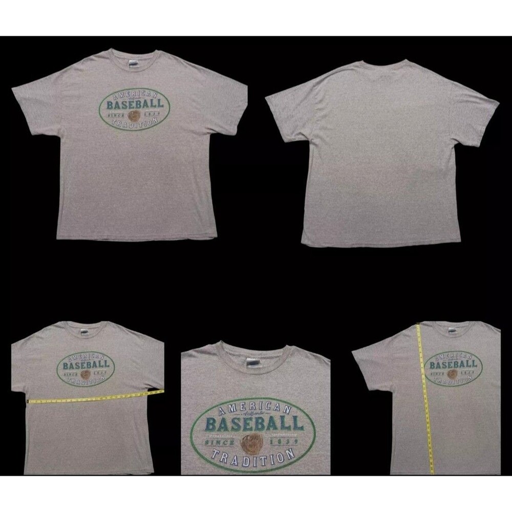 Tennessee River AMERICAN TRADITION BASEBALL SINCE 1839 T-SHIRT ADULT 2XL